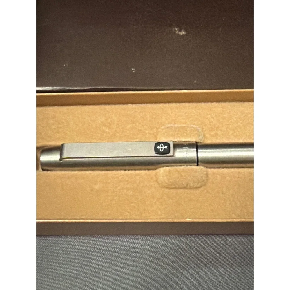 Parker 25 Stainless Steel Ballpoint Pen and Mechanical Pencil Set NOS Boxed